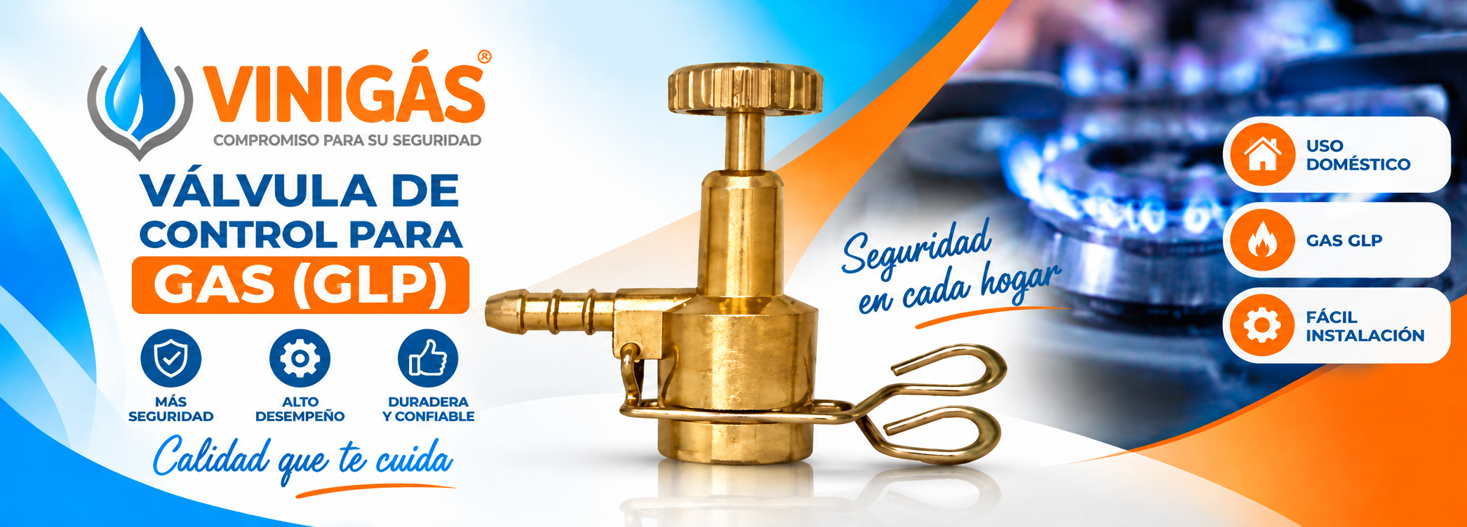 Componentes para gas Vinigas
